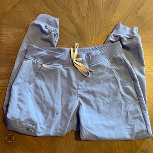 FIGS ceil blue Zamora joggers
